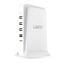画像をギャラリービューアに読み込む, LAZOS タワー式急速充電器PD1+USB4 L-PD1U4-W
