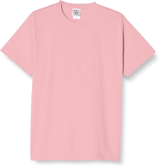 F-STYLE  SDGs 国連 ピンバッジ 付オープンエンド糸Tシャツ F-SD021142-ピンク/XXXL