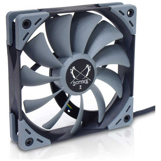 サイズオリジナル設計高密度密閉型FDB採用 防振ラバー搭載 120mmファン KAZE FLEX PWM 300～1200rpm SU1225FD12M-RHP