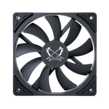 サイズ オリジナル設計 12cm角 薄型ファン KAZE FLEX II 120 SLIM PWM対応 最大1800rpm KFS1215FD18-P