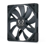 サイズ オリジナル設計 12cm角 薄型ファン KAZE FLEX II 120 SLIM PWM対応 最大1800rpm KFS1215FD18-P