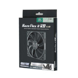 サイズ オリジナル設計 12cm角 薄型ファン KAZE FLEX II 120 SLIM PWM対応 最大1800rpm KFS1215FD18-P