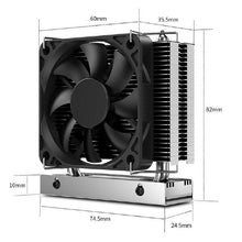 画像をギャラリービューアに読み込む, JIUSHARK 60mm角ファン搭載 ヒートパイプ採用 M2 SSD ヒートシンク Type2280専用 M2-THREE
