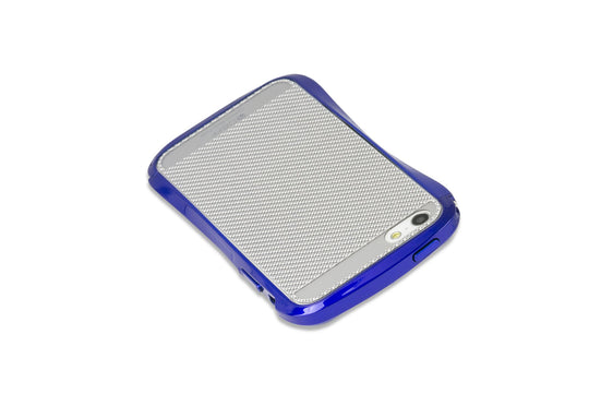 Deff Cleave Bumper Metallic & Carbon for iPhone5/5S Suzuka Blue DCB-IP52CMBU/CS