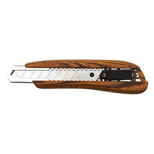 木肌が手に馴染む銘木 カッターナイフ/Wood Cutter Knife (L)木製