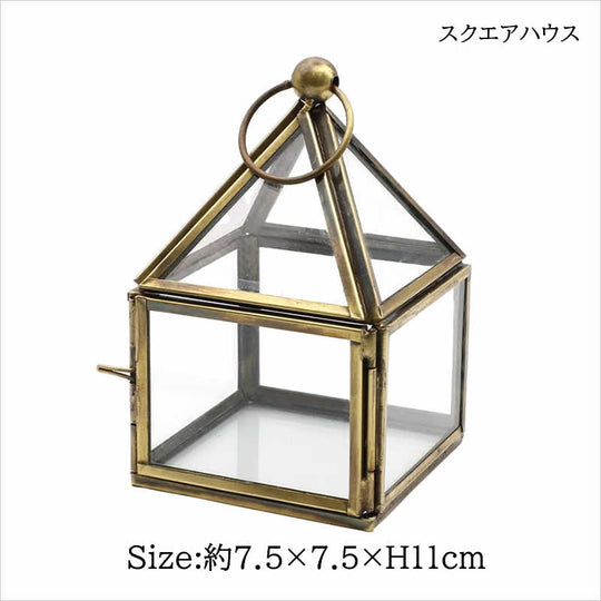 モロッカン キャンドルホルダー M クリア