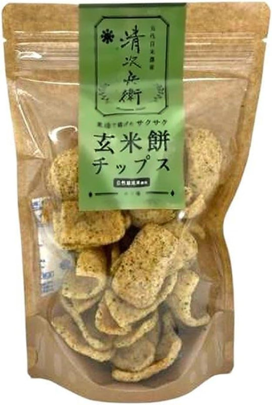 玄米餅を米油で揚げたサクサク玄米餅チップス のり塩 70g
