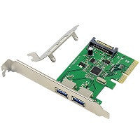 エアリア STRAIGHT USB3.1 TypeA 増設 10Gbps ASM1142 PCI Express x4 接続 SD-PE4U31-B