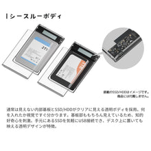 画像をギャラリービューアに読み込む, エアリア S.M.A.R.T 2.5 -METER- 2.5インチ HDD / SSD 用 スマート情報表示 ディスプレイ搭載 外付 USB ケース　SD-U25DP1-B
