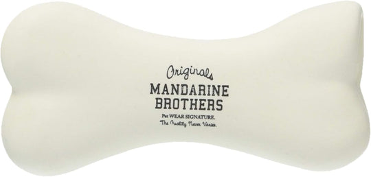 LATEX BONE TOY/WHITE/