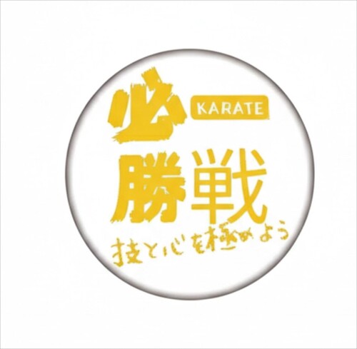 100個セット武道空手 記念品5.8cm｜武道 応援グッズ 記念品 プレゼント 道場 部活 景品
