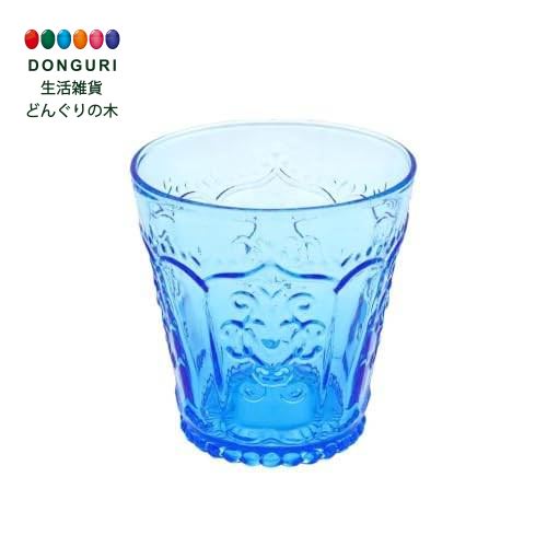 トモ・コーポレーション(Tomo Corporation) エンボスグラス 200ml ブルー