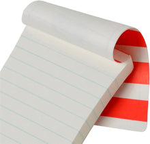 画像をギャラリービューアに読み込む, TAGGED(タグド) TAGGED MEMO PAD (L) ボーダー02(レッド)
