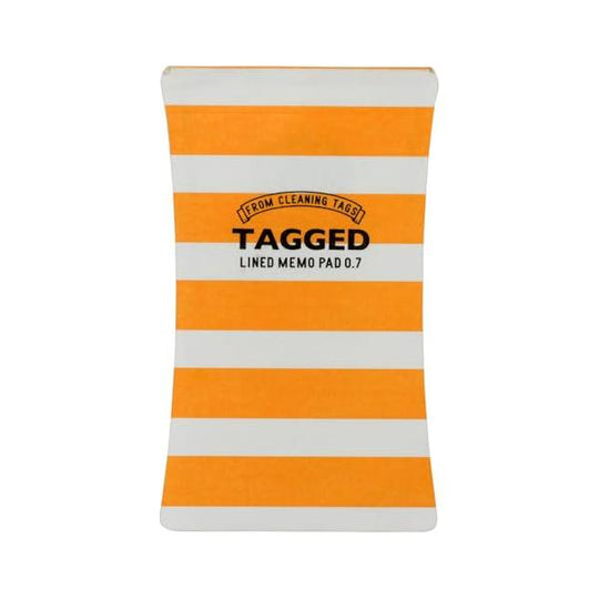 TAGGED(タグド) TAGGED MEMO PAD (L) ボーダー03(オレンジ)