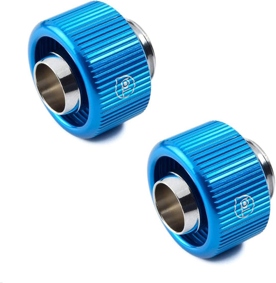 Touchaqua G1/4 インチ ソフトチューブ用 フィッティング圧縮- 内径 3/8インチ 外径 5/8 インチ （ブルー） TA-CFS3858-BL