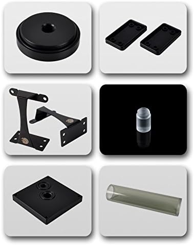 Dual/Single D5 Top Upgrade Kit 250 (ICE Black Tube+Black POM Cap)