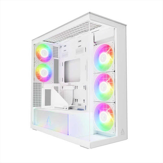 ARCTIC 64L大容量強化ガラスPCケース「XTENDER VG(White)」