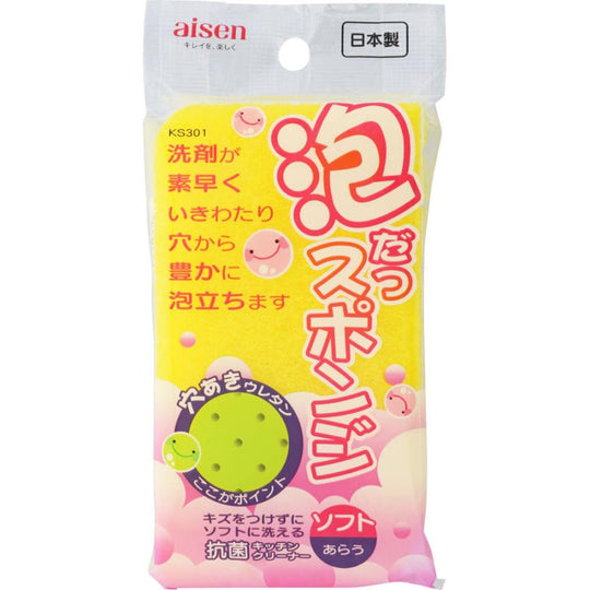 アイセン 泡だつスポンジ ソフト