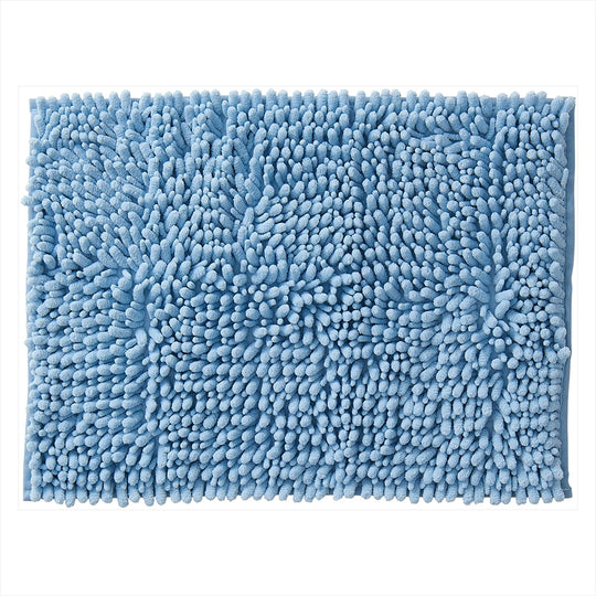 山崎産業(Yamazaki Sangyo)バスマット 吸水 マイクロファイバー SUSU (スウスウ) ストロングW EC 抗菌 ブルー Sサイズ 35×50cm 205523