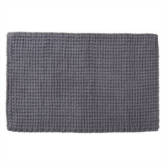 山崎産業(Yamazaki Sangyo)バスマット 吸水 マイクロファイバー SUSU (スウスウ) ふわふわ雲ごこち 抗菌 ニュートラル グレー Mサイズ 40×60cm 205837