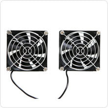 画像をギャラリービューアに読み込む, TIMELY 2連USBファン BIGFAN80U for Men Stereo BIGFAN80U-STEREO
