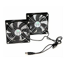 画像をギャラリービューアに読み込む, TIMELY 2連USBファン BIGFAN120U for Men Stereo BIGFAN120U-STEREO
