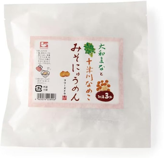 坂利製麺所 大和まなと十津川なめこみそにゅうめん 27g