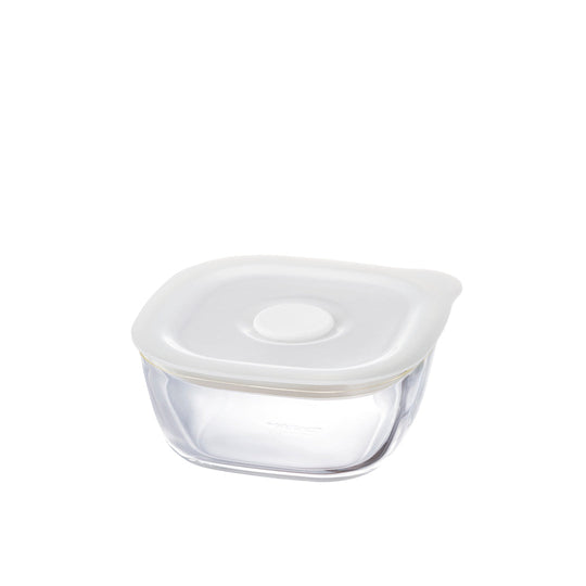 HARIO(ハリオ) 日本製 耐熱ガラス製 密閉保存容器・角 250ml BUONO kitchen KSTM-25-TW