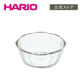 HARIO(ハリオ) 日本製 耐熱ガラス製 スイーツボウル 200ml BUONO kitchen SWB-20-BK クリア