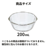 HARIO(ハリオ) 日本製 耐熱ガラス製 スイーツボウル 200ml BUONO kitchen SWB-20-BK クリア