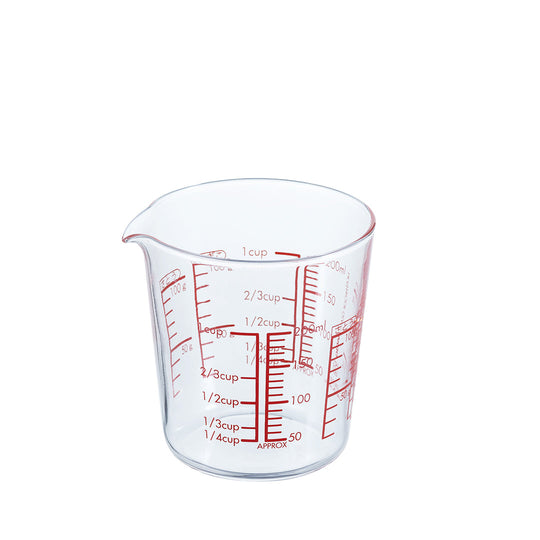 HARIO(ハリオ) 日本製 耐熱ガラス製 メジャーカップ 200ml MJC-20-R-BK