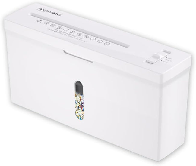 オーロラ 卓上シュレッダー ホワイト DS250MQ