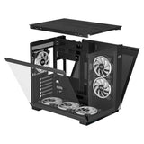CPS 高透過率ガラス採用 ピラーレスPCケース C3T500-ARGB-BK