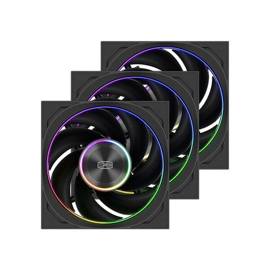 CPS ハイエンドARGBファン「F7X120R ARGB BK 3IN1」
