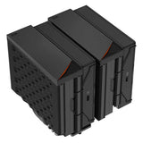 CPS 全高158mm ハイエンド ツインタワー型サイドフローCPUクーラー「RZ620 BLACK」アンチグラビティ・ヒートパイプ トライフォースデザイン