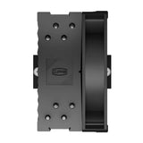 CPS CPUクーラー 「RT400-ARGB-BK」全高148mm ナローフィン・オフセットデザイン 直感的なインストール