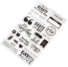 画像をギャラリービューアに読み込む, Heidi Swapp (ハイディスワップ) Stamping - HS - Color Fresh - Acrylic Stamp Set (23 Piece) 314556
