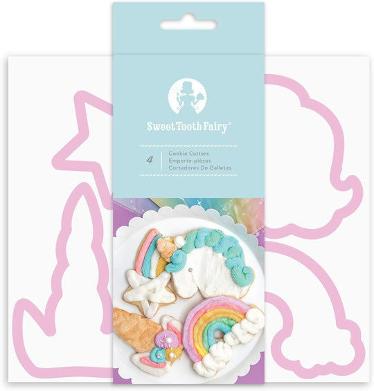 Sweet Tooth Fairy Cookie Cutter - STF - Born To Sparkle - Unicorn (4 Piece) 350359