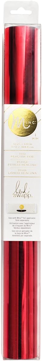 Heidi Swapp (ハイディスワップ) Foil - HS - Minc - Reactive Foil - 12 Inch - Red - 10 Feet  369978