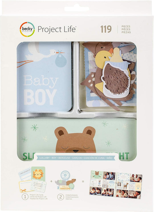 Project Life (プロジェクトライフ) Kit - PL - Value Kits - Lullaby Boy (120 Piece) 380808