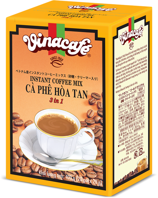 VINACAFE ヴィナカフェ インスタントコーヒーミックス ボックス 400g(20g×20袋)