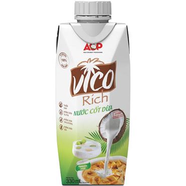 VINAMILK ヴィナミルク VICO Rich ビコ リッチ ココナッツミルク 330ml