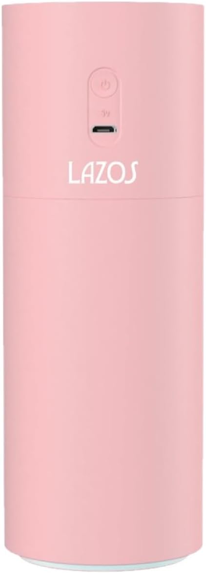 LAZOS 卓上加湿器 ピンク L-DH-PK