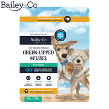 画像をギャラリービューアに読み込む, Bailey+Co フリーズドライ 丸ごと緑イ貝 - 犬用 50g
