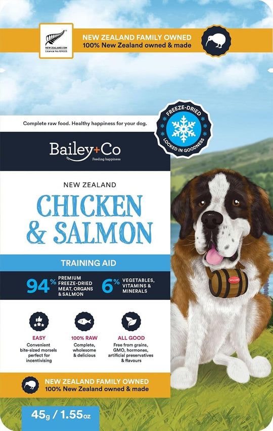 Bailey+Co フリーズドライ コンプリート チキン＆サーモン 45g