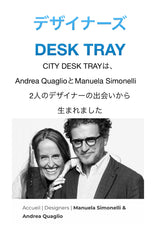 LEXON (レクソン) CITY DESK TRAY アルミニウム製デスクトレイ