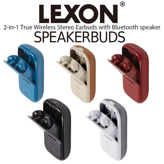 イヤホンとスピーカーが1つになった1台2役のハイスペックマルチデバイス　LEXON  SPEAKER BUDS LA127