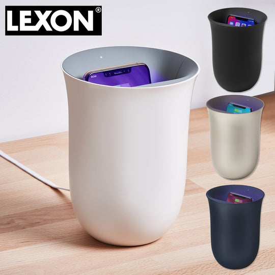 LEXON (レクソン) OBLIO UV除菌ワイヤレス充電器 Qi規格対応 自動ON/OFF除菌サイクル 20分で細菌を99.9%除去 LH59